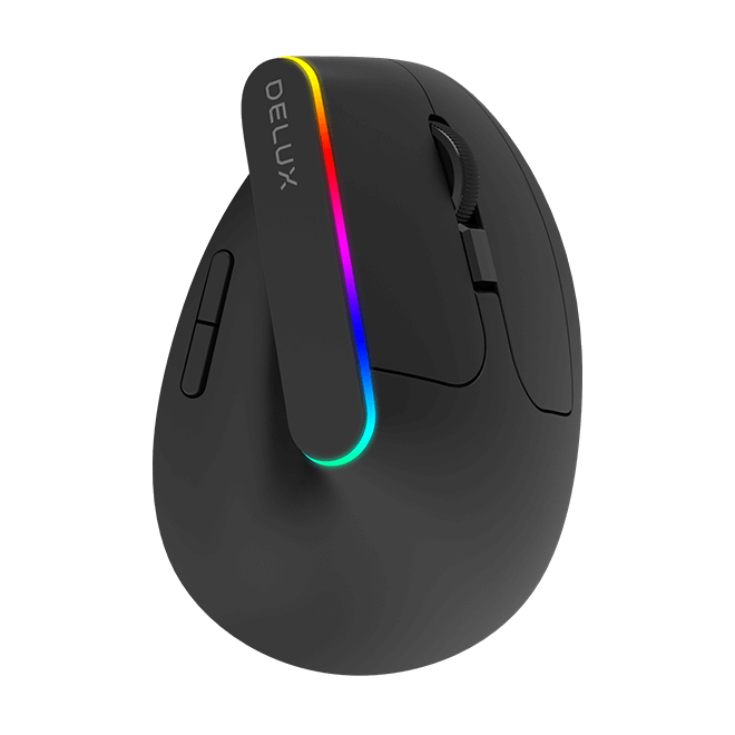 Delux M618DB Vertical Mouse